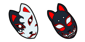 Japanese Kitsune Mask Cursor - Sweezy Custom Cursors