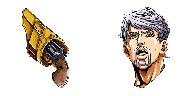 jojos bizarre adventure ringo roadagain revolver custom cursor