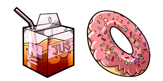 juice donut custom cursor