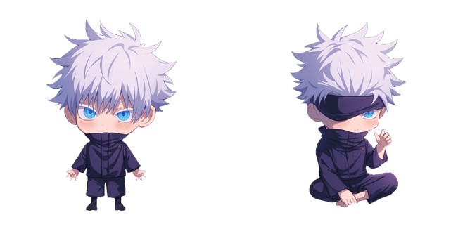 jujutsu kaisen chibi satoru gojo custom cursor