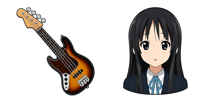k on! mio akiyama fender jazz bass custom cursor