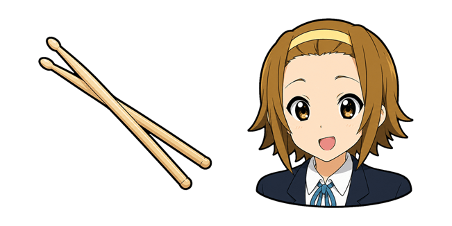 k on! ritsu tainaka drumsticks custom cursor