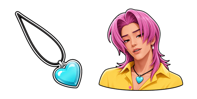 kpop demon hunters romance saja pendant custom cursor