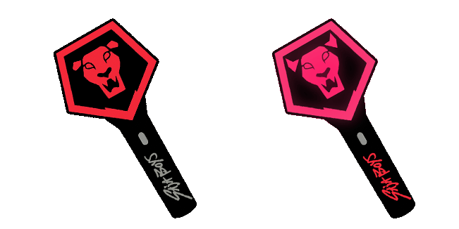kpop demon hunters saja boys lightstick animated custom cursor