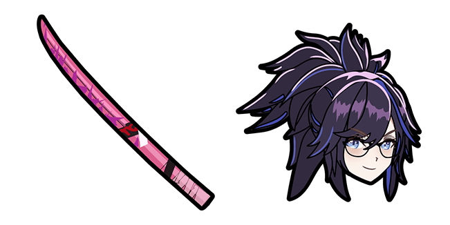 kson pink katana custom cursor
