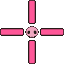 Kuromi Skull Crosshair Animated