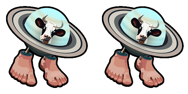 la vacca saturno saturnita brainrot meme animated custom cursor