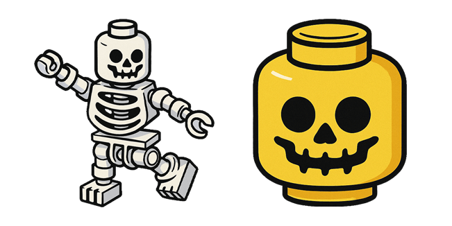 lego skeleton character custom cursor