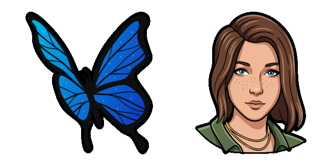 life is strange max caulfield butterfly animated custom cursor
