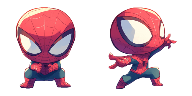 marvel chibi spider man custom cursor