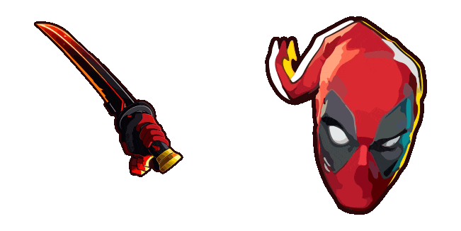 marvel rivals deadpool katana animated custom cursor