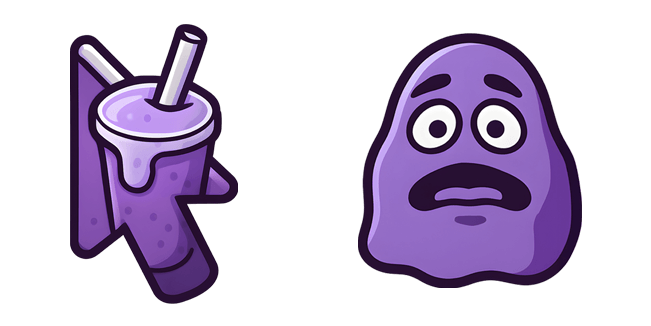 mcdonalds grimace arrow custom cursor