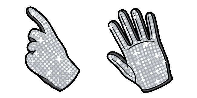 michael jackson glove animated custom cursor