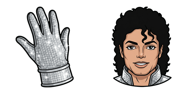 michael jackson sequin glove custom cursor