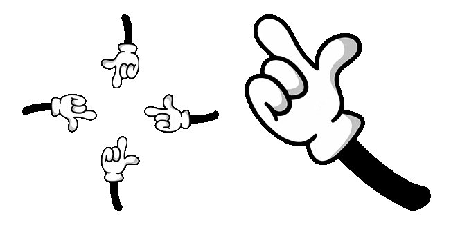 mickey aim crosshair animated custom cursor