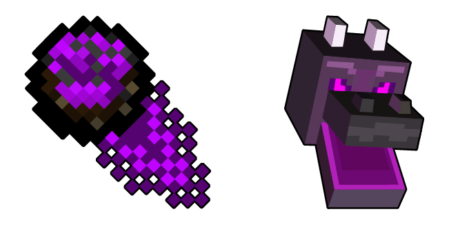 minecraft dragon fireball ender dragon custom cursor