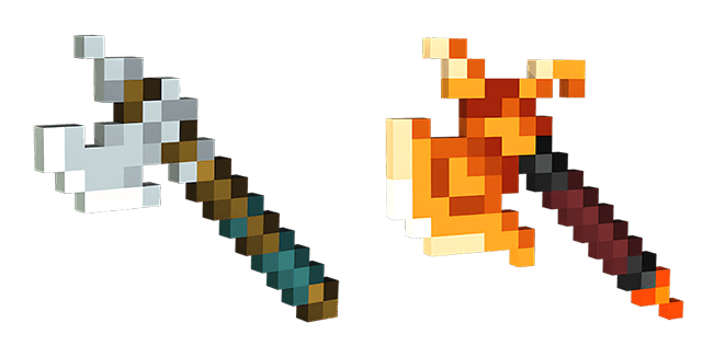 minecraft dungeons highland axe firebrand custom cursor