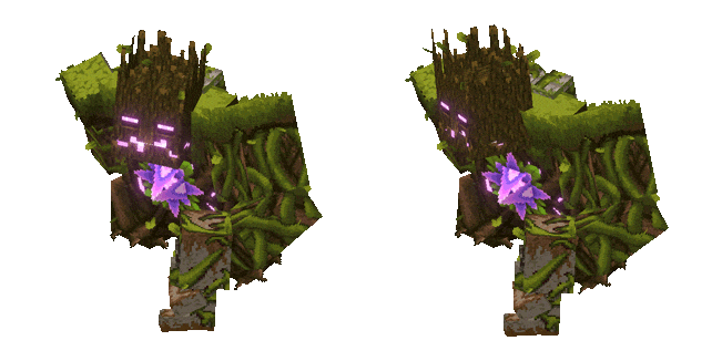 minecraft dungeons jungle abomination animated custom cursor