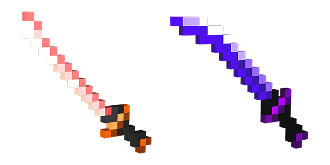 minecraft dungeons masters dark katana custom cursor