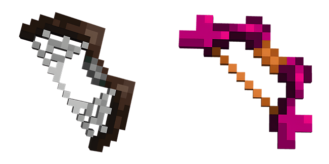 minecraft dungeons webbed love spell bow custom cursor