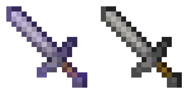 minecraft enchanted stone sword animated custom cursor