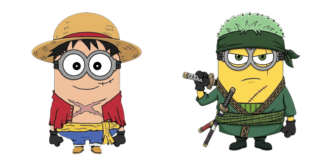 minion d luffy roronoa zoro custom cursor
