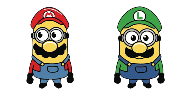 minion mario luigi custom cursor