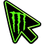 Monster Energy Drink Arrow & Can