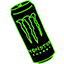 Monster Energy Drink Arrow & Can