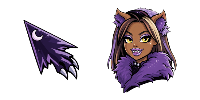 monster high clawdeen wolf arrow custom cursor