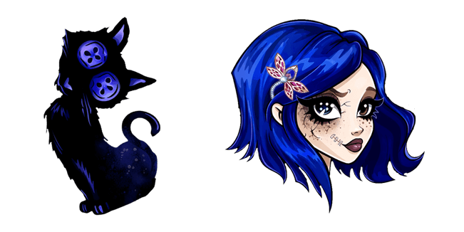 monster high coraline beldams cat custom cursor