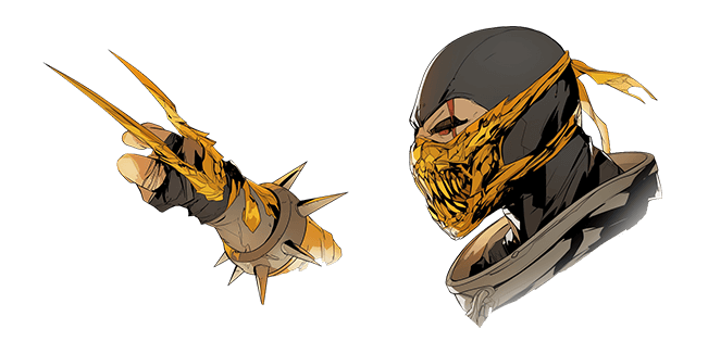 mortal kombat scorpion hardcore custom cursor