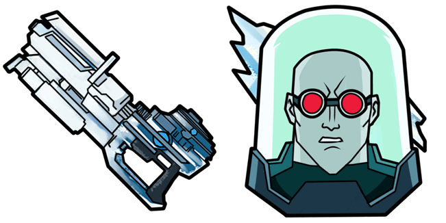 dc mr freeze ice gun custom cursor