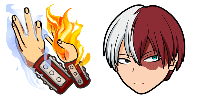 My Hero Academia Shoto Todoroki Cursor - Anime Cursor - Sweezy