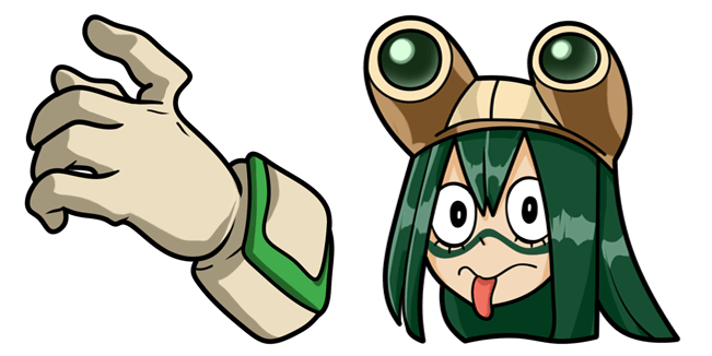 my hero academia tsuyu asui custom cursor