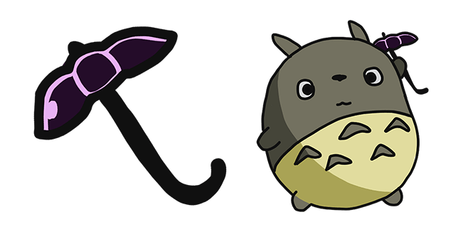 my neighbor totoro funny molang totoro custom cursor