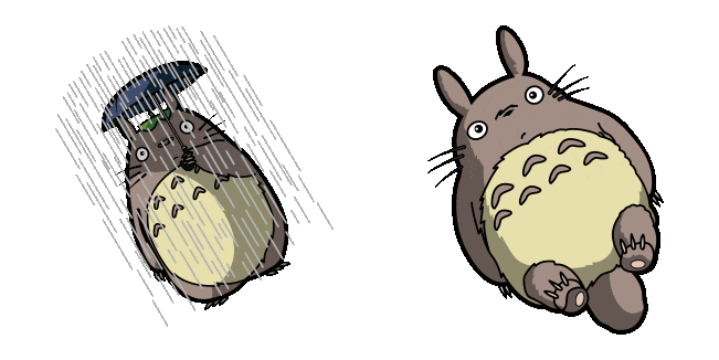 My Neighbor Totoro in the Rain Animated Cursor - Sweezy Cursors