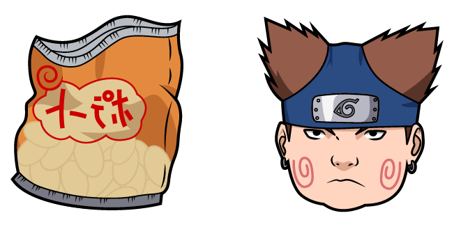 Naruto Ino Yamanaka & Kunai Cursor - Anime Cursor - Sweezy Cursors