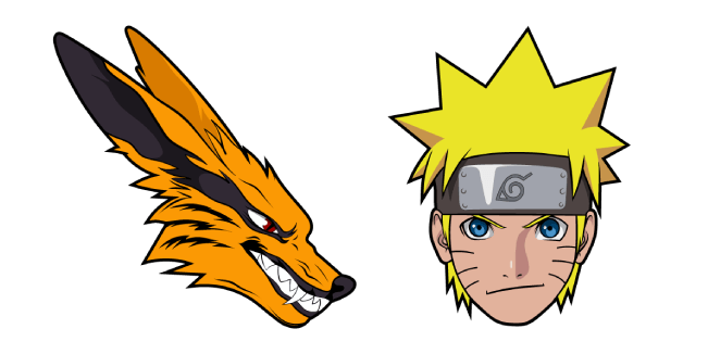 Naruto Cursor with Kurama Demon - Anime Cursors - Sweezy Cursors