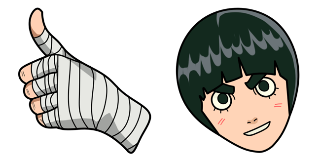 naruto rock lee custom cursor