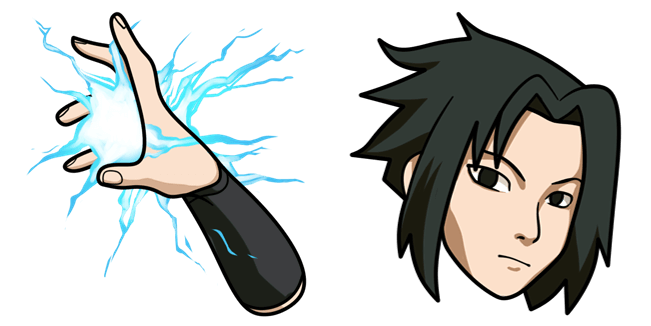 naruto sasuke uchiha custom cursor