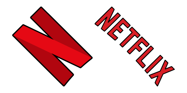 netflix logo custom cursor