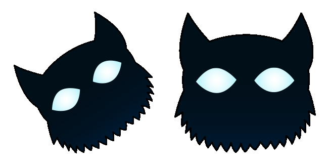 night in the woods the sky cat animated custom cursor