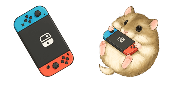 nintendo switch cute hamster custom cursor