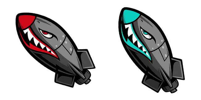 nuclear bomb shark custom cursor