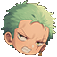 One Piece Chibi Roronoa Zoro Animated