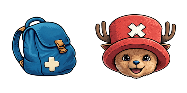 one piece netflix tony tony chopper backpack custom cursor