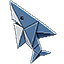 Origami Shark Pixel