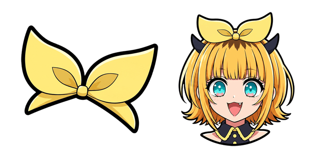 oshi no ko mem cho bow custom cursor