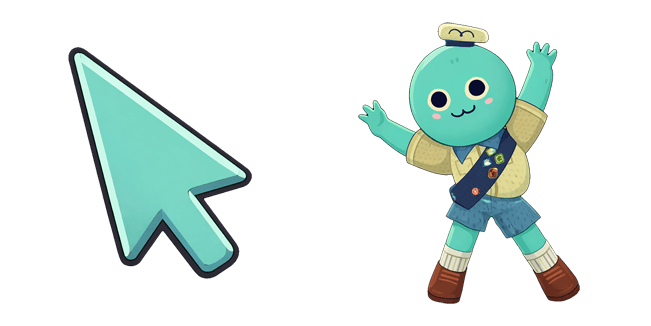 peak cyan scout arrow custom cursor